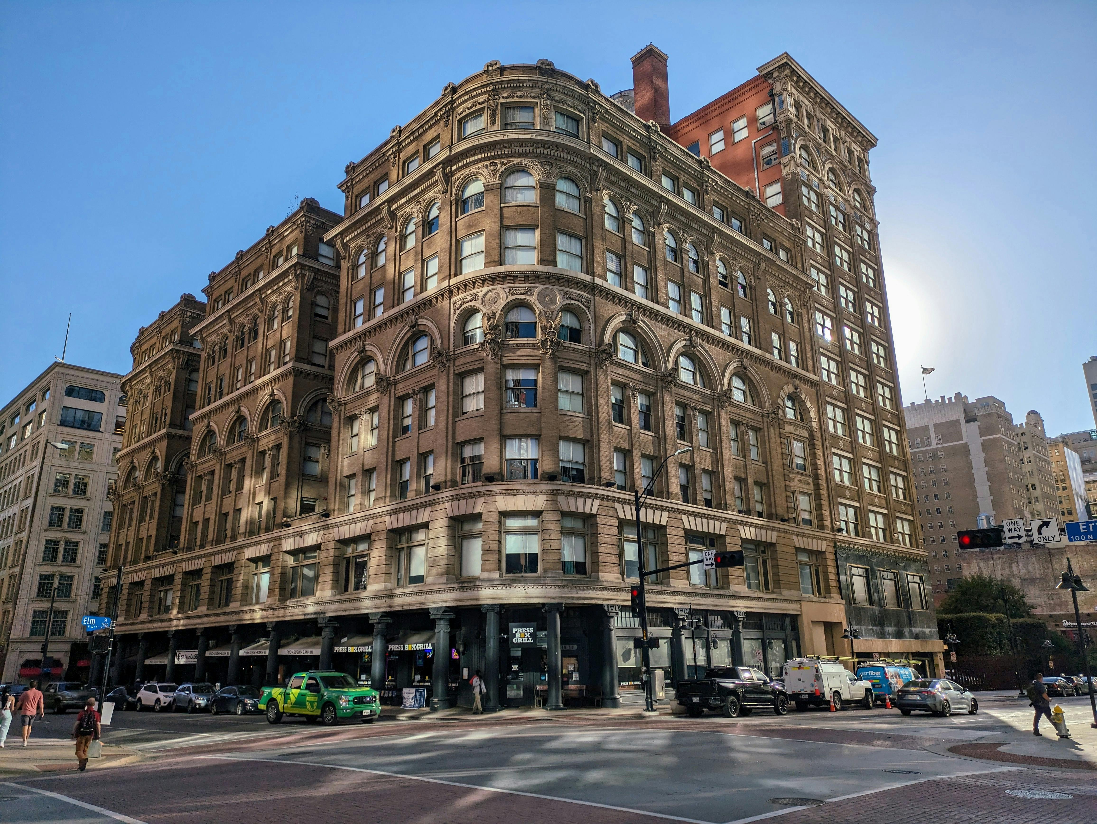 Dallas skyline with modern high-rises and urban development